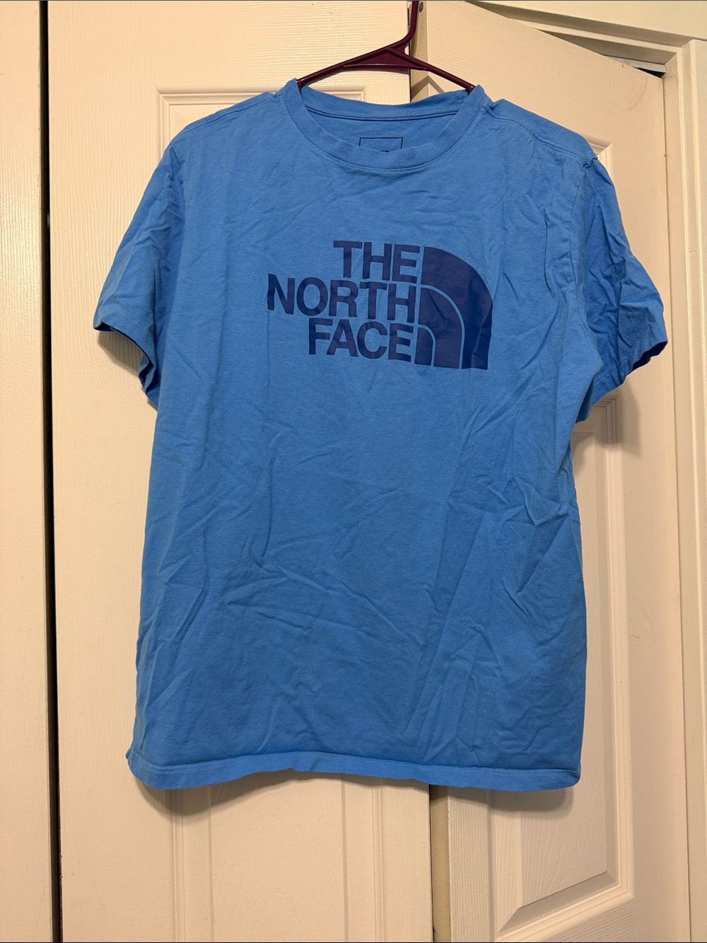 The North Face Women’s Short-Sleeve Blue Logo Tee